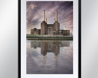 London Battersea Power Station, signed print.