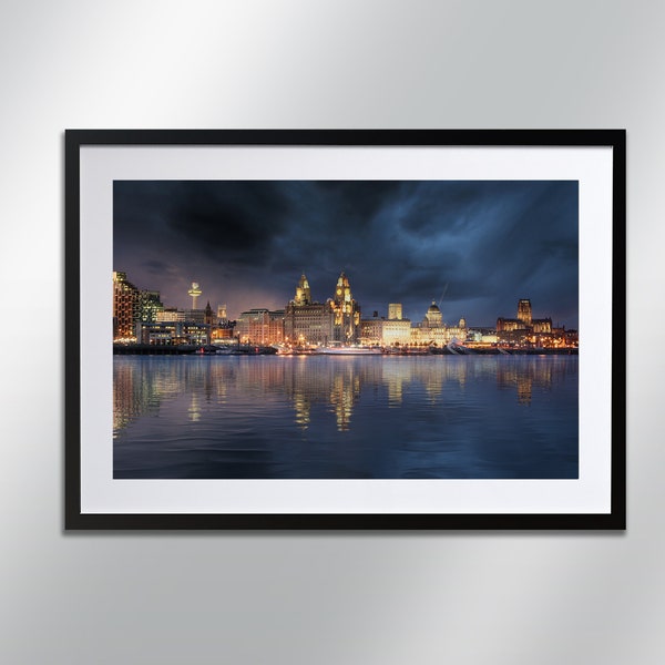 Liverpool Skyline - Etsy UK