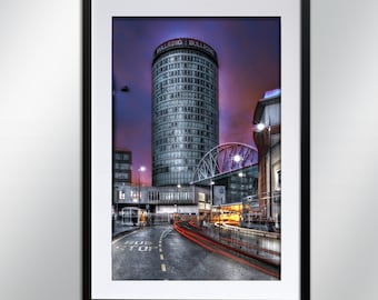 Birmingham Bullring, signed print. Architecture, Wall Art, Cityscape, Wall Art, Photography.