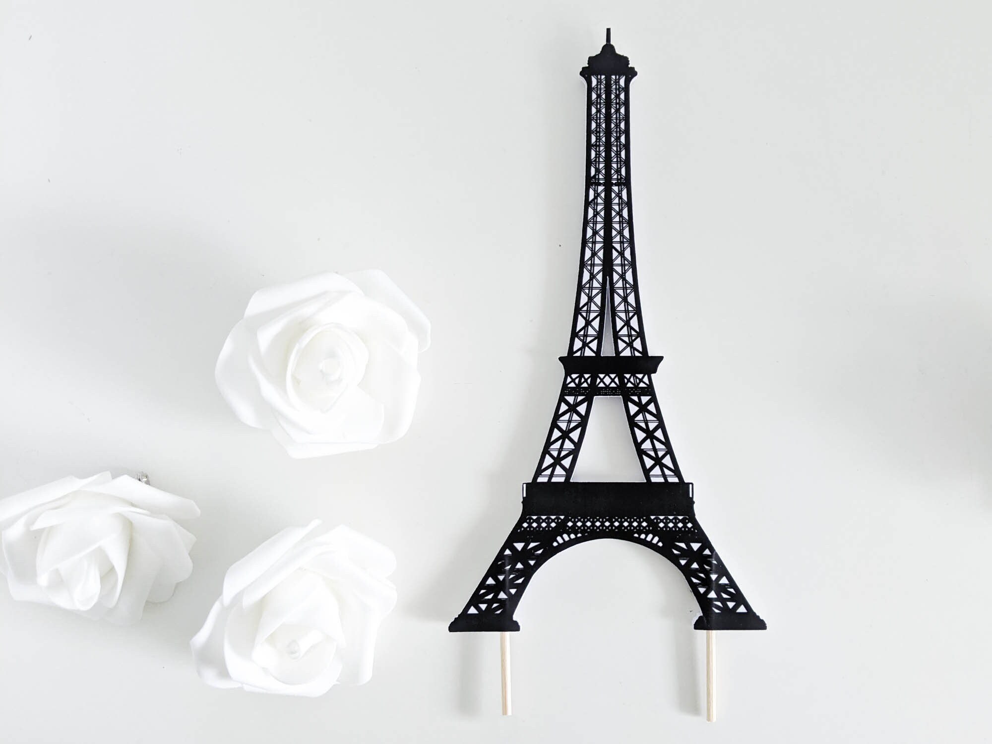 Eiffel Tower Cake Topper Eiffel Topper Parisian Wedding Etsy