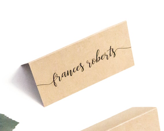Cardboard place cards deals