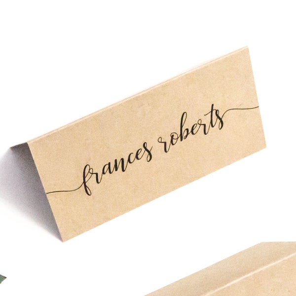 Kraft Place Cards - Etsy