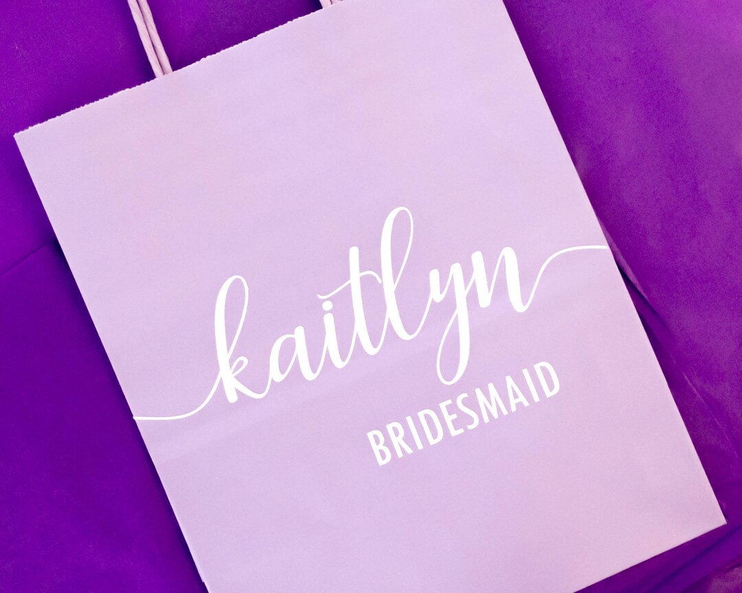 Personalized Lavender Gift Bags Lavender Gift Bags Purple Etsy