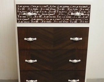Items Similar To Sold Beach Coast Vintage Waterfall Dresser And