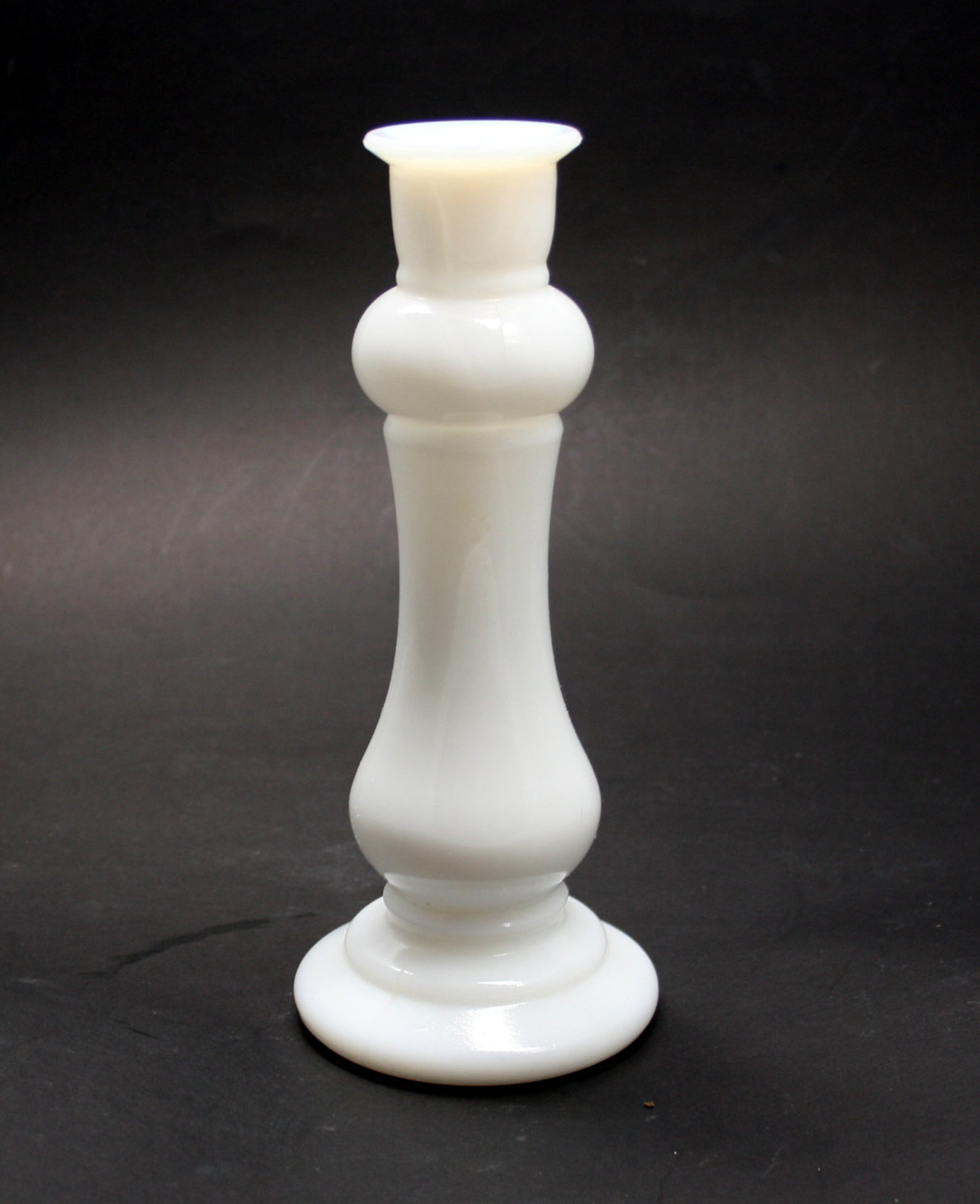 E.O. Brody USA M118 Milk Glass Bud Vase 8'' Candle Etsy