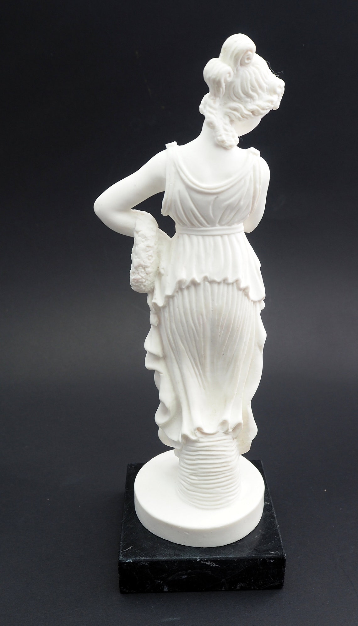 Hand Carved Stonelite Alabaster GREEK GODDESS Statue Figurine Etsy