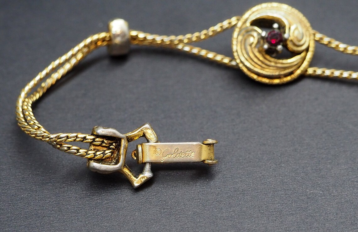 Stunning 1950's Vintage Goldette Bracelet Etsy