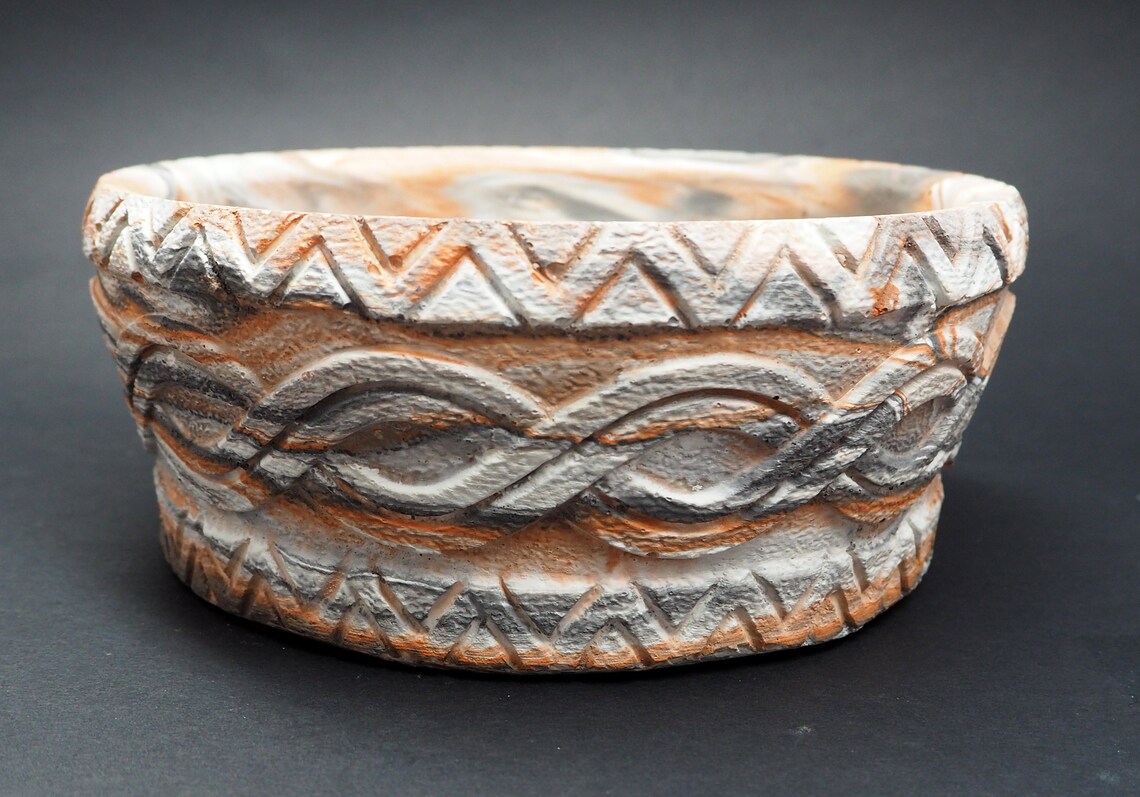 Vintage Southwest Design COMANCHE POTTERY Bowl / Planter / Pot Etsy