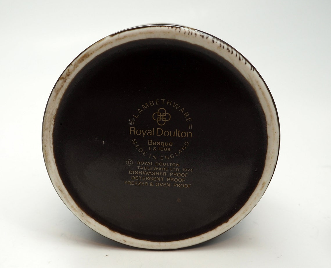 ROYAL DOULTON Lambeth Stoneware Basque L.S. 1008 lidded sugar Etsy