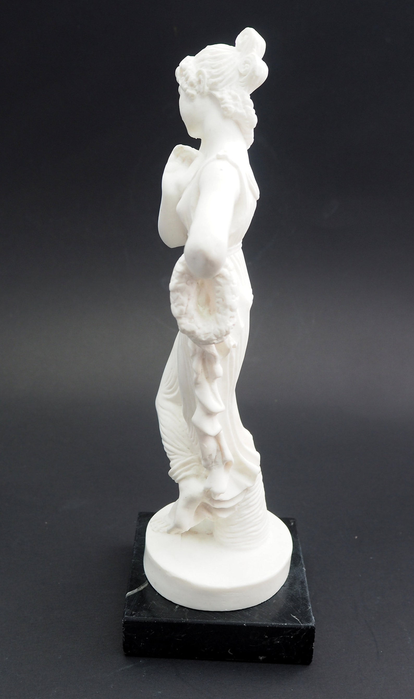 Hand Carved Stonelite Alabaster GREEK GODDESS Statue Figurine Etsy