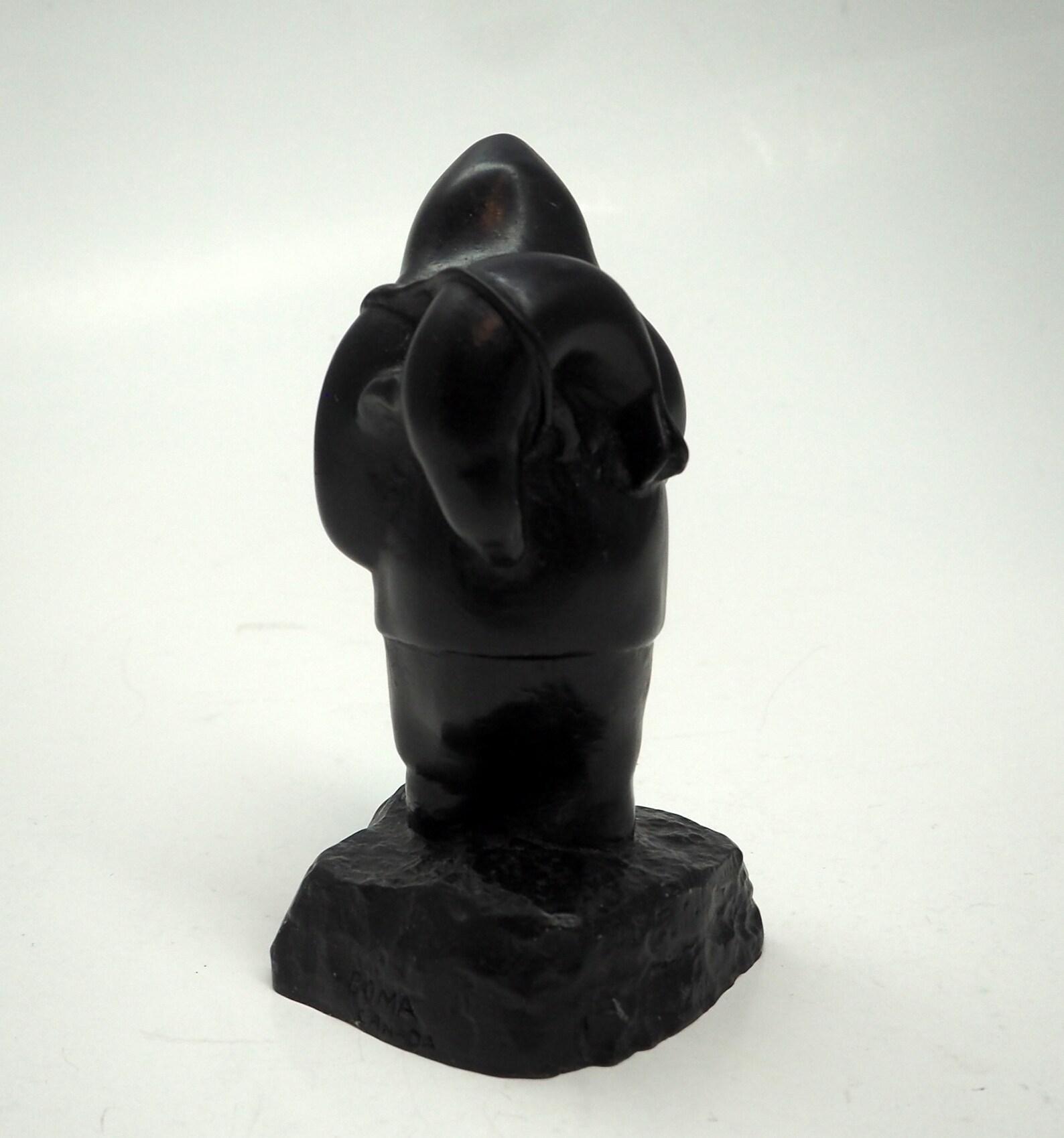 BOMA Inuit Seal Hunter Figurine Canadian Indigenous Art | Etsy