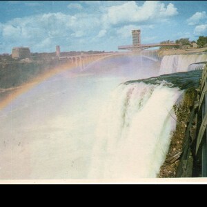 P-263 Pocztówka Vintage PROSPECT POINT OBSERVATION Tower, Niagara Falls, Kanada #P-263
