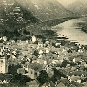Postcard Vintage, COBERN (MOFEL), COBLENZ,Germany,Soldiers Mail #P-214