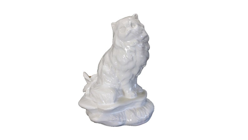 Glazed Persian Figurine/Ceramic Cremation Urn. image 5