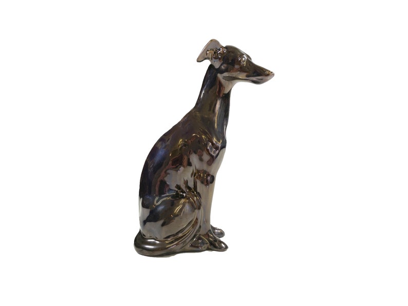 Greyhound Urn Metallic Glazed or Personalized Etsy