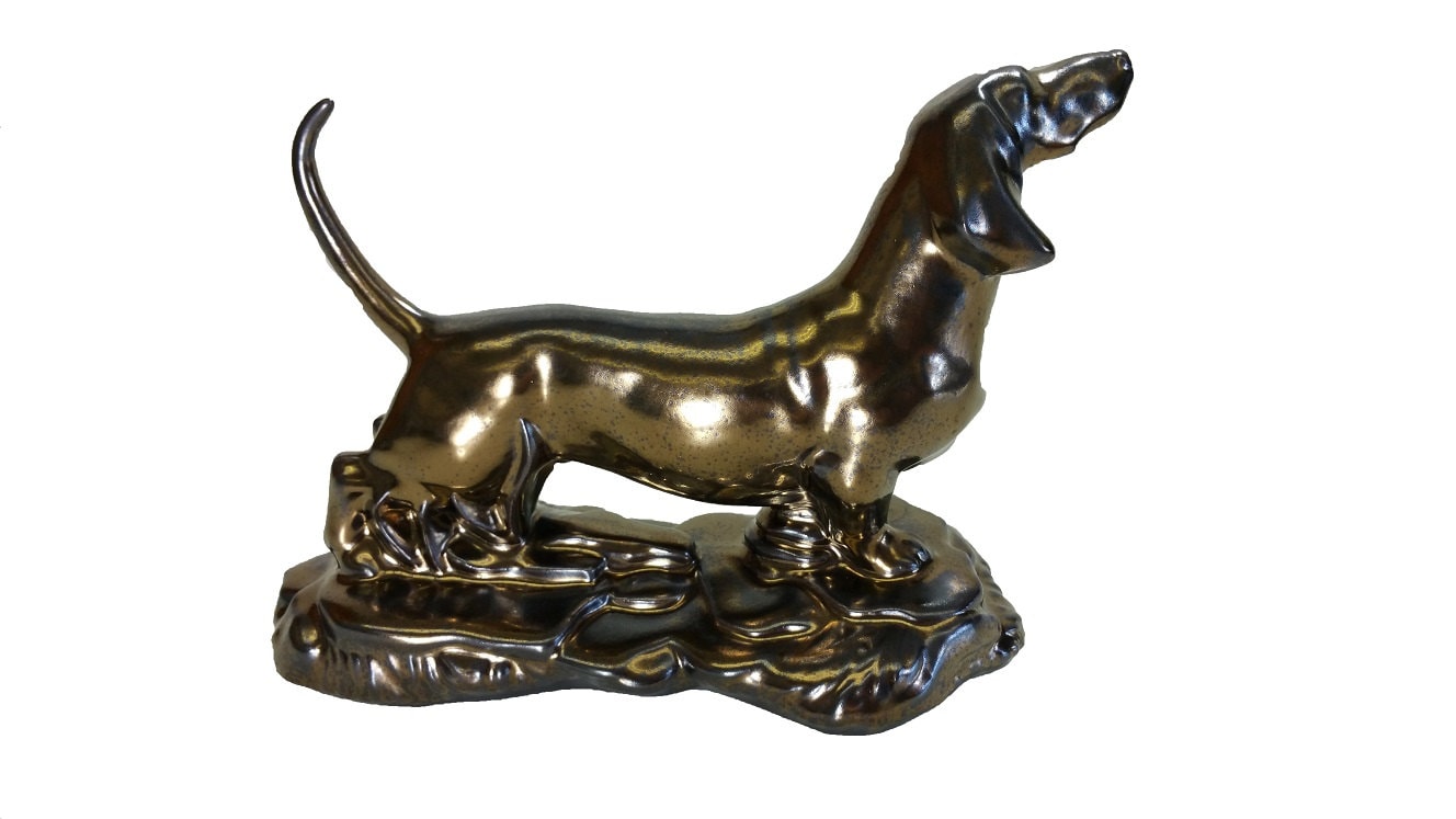 Glazed Dachshund Figurine/ceramic Cremation Urn. Etsy