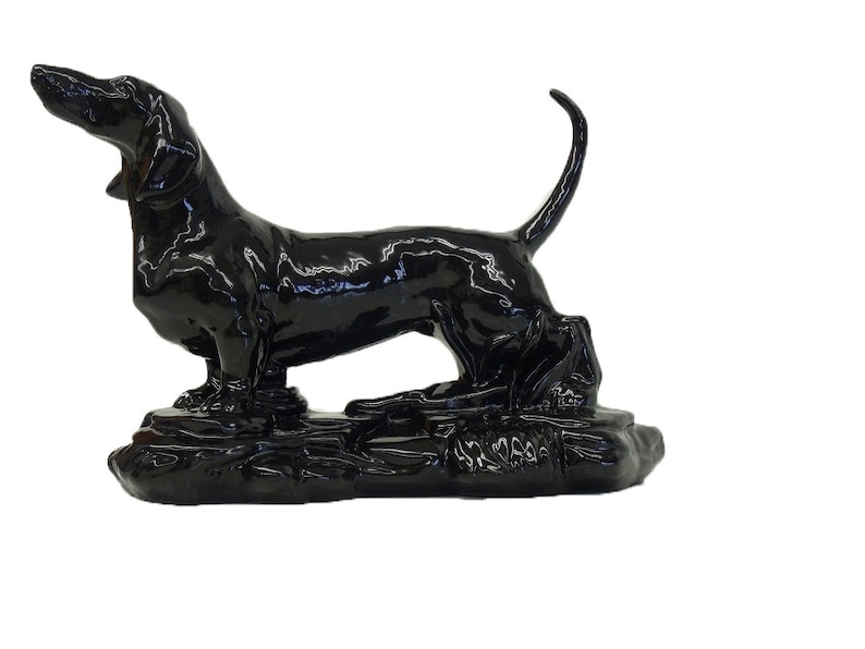 Glazed Dachshund Figurine/ceramic Cremation Urn. Etsy