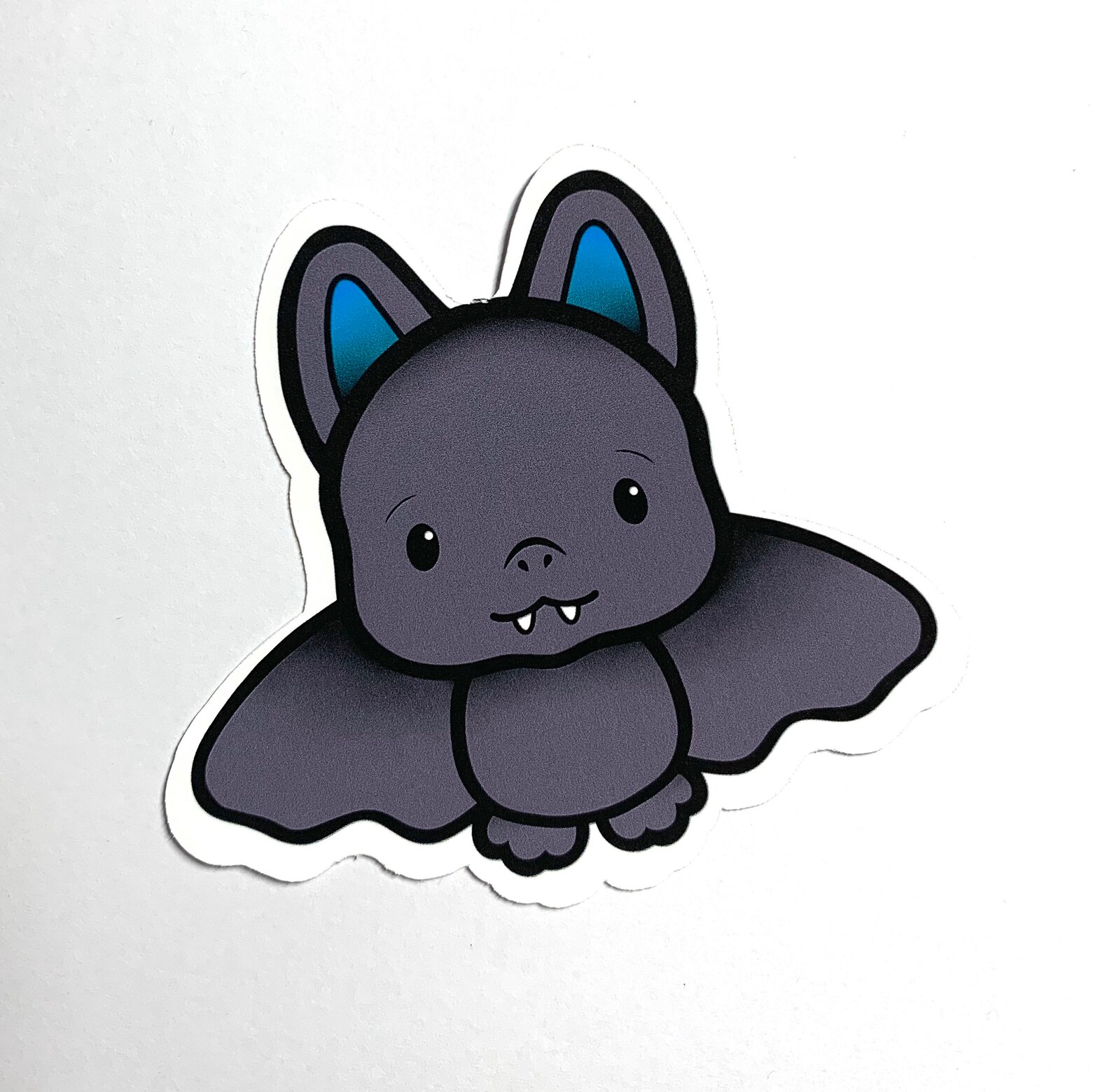 Cute bat sticker or Etsy