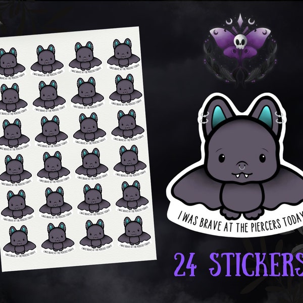 Stickers Cute Bat piercing Reward