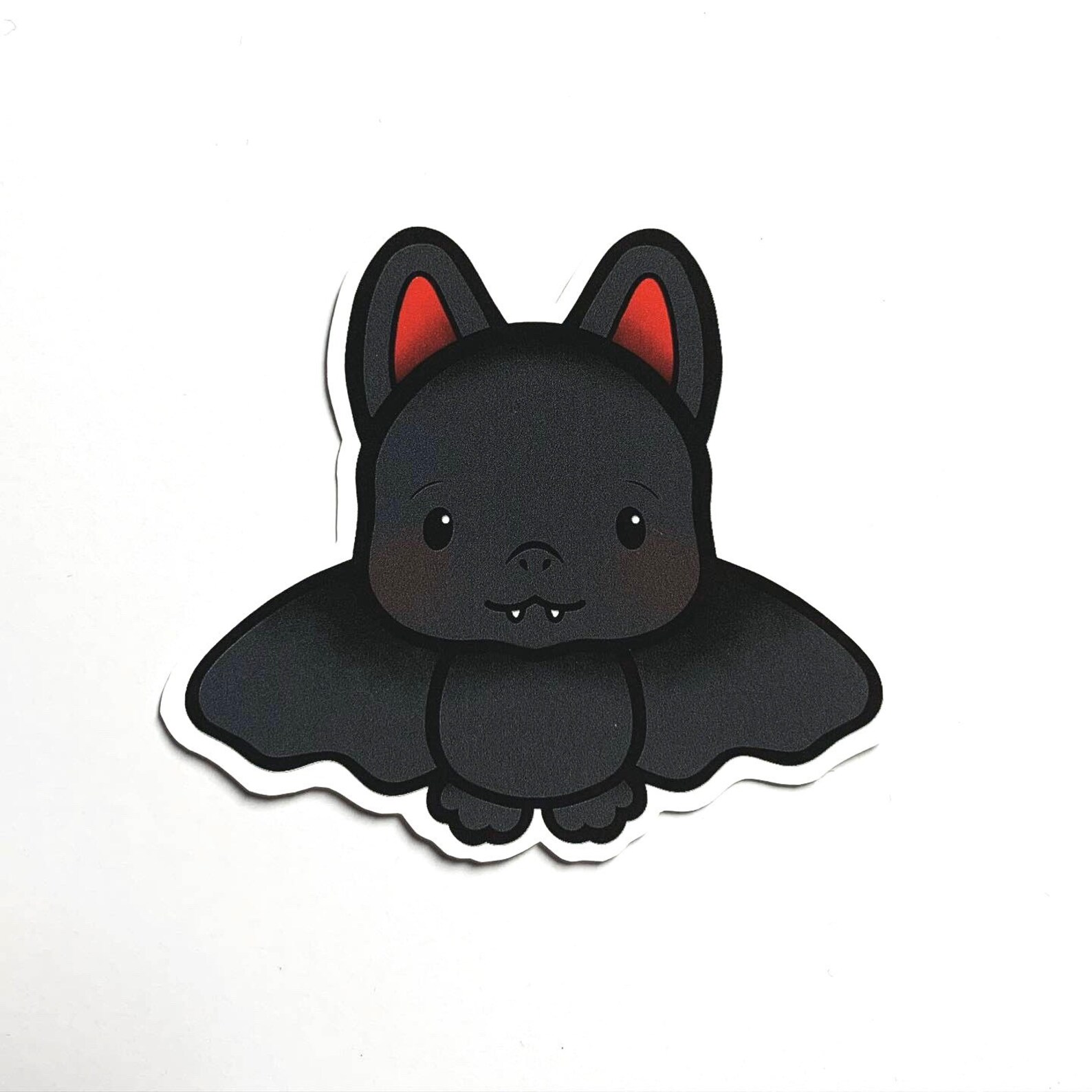 Cute bat sticker or magnet | Etsy