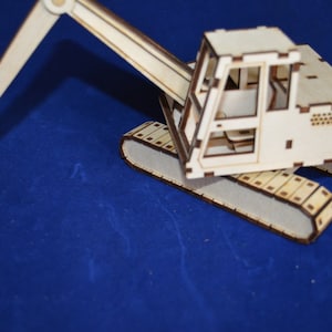 360 Excavator Model Laser Cutting plans