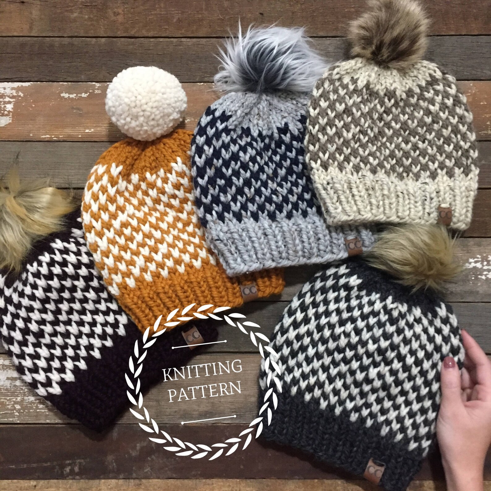 Burlington Beanie Knitting Pattern/ Knitting Pattern/ PDF Pattern - Etsy