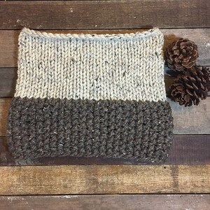 The MOAB cowl pattern/ Knit pattern/ Basic knitting pattern/ Basic knit cowl/ Beginner knitting pattern/ Cowl pattern image 4