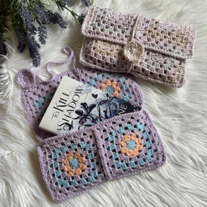 Bookish Blooms Book Sleeve Crochet Pattern