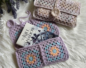 Bookish Blooms Book Sleeve Crochet Pattern