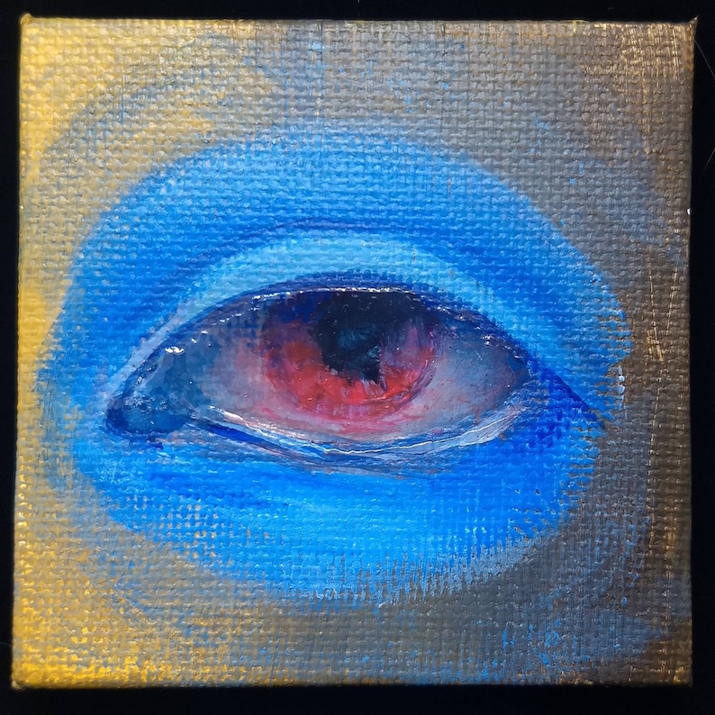 Mini Glazed Eye Paintings