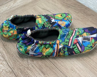 kids turtle slippers
