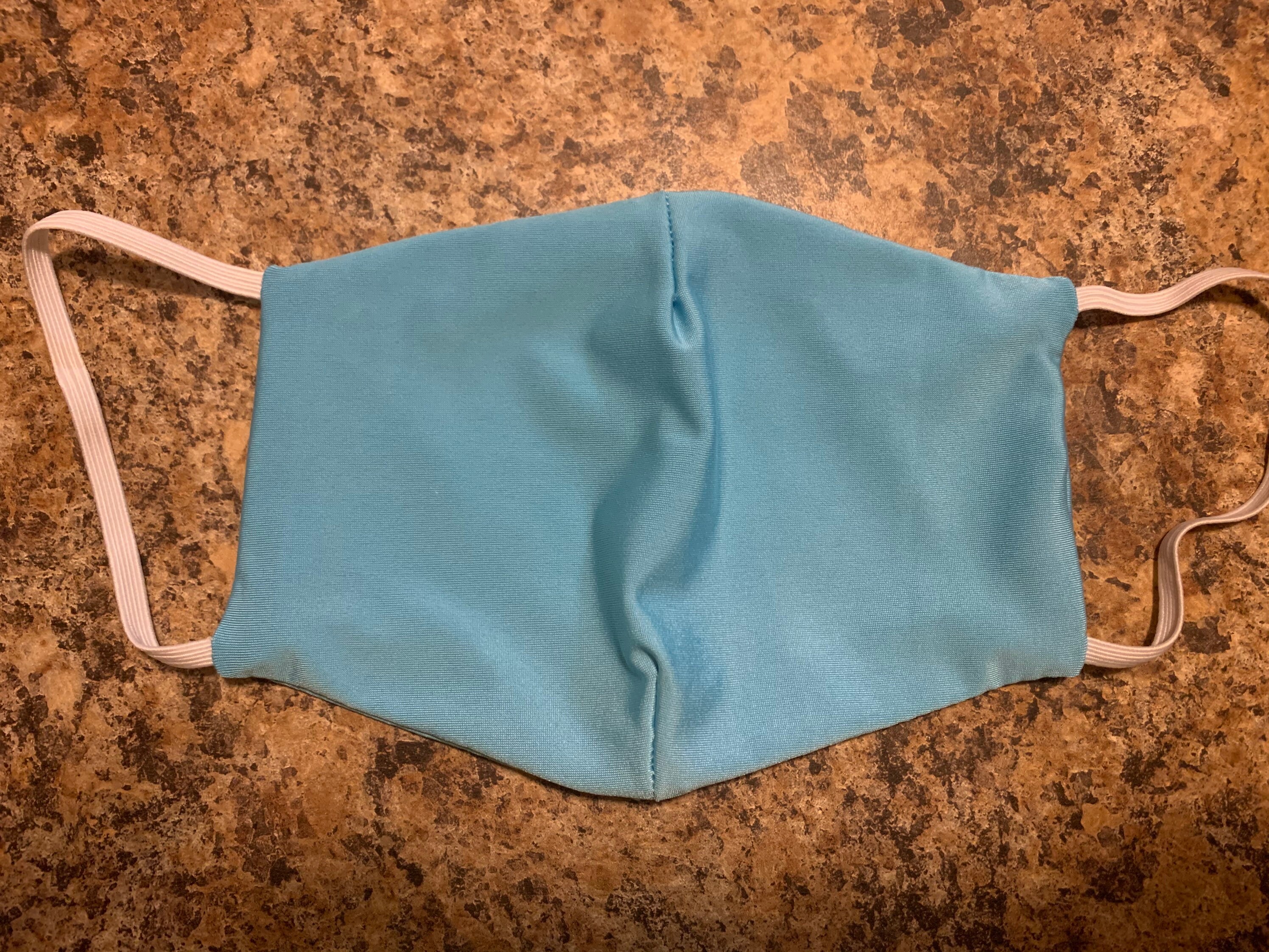 Soft Stretchy EASY TO BREATHE Face Mask Pool Blue Etsy