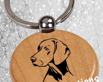 Vizsla Keyring