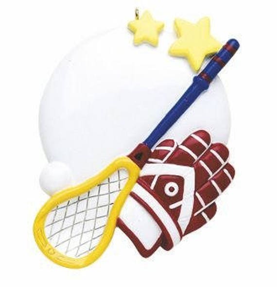 Lacrosse Personalized Christmas ornament