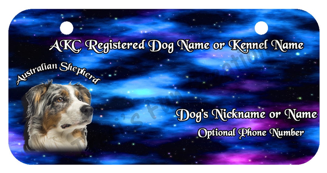 Crate Tags,choice of Designs Personalized With Your Dog's Name and