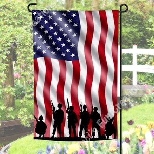 Memorial Day Garden Flag: Patriotic Military Pride Decor