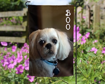 Custom Pet Photo Personalized Garden Flag | Personalized Pet Garden Flag | Memorial Dog Garden Flag | Pet Lovers Gift | Pet Photo Gift