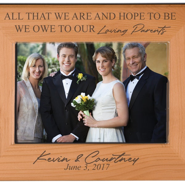 Loving Parents Frame Etsy