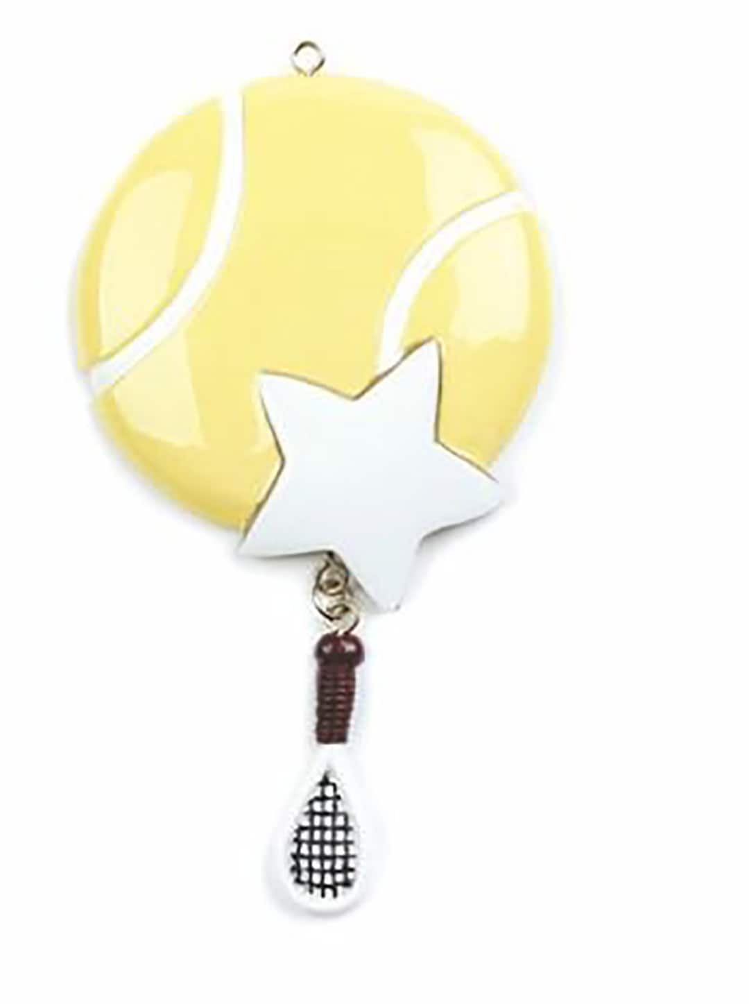 Tennis Ornament Personalized Christmas Ornament Ornament Etsy