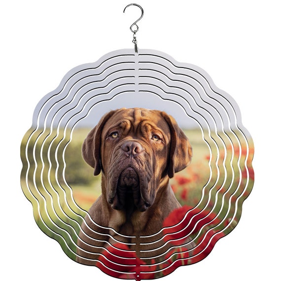 Dogue De Bordeaux Dog Wind Spinner 10 Windspinner Wind Spinner Dogue De Bordeaux Dog Lovers Dogue De Bordeaux Dog Gift Yard Decor