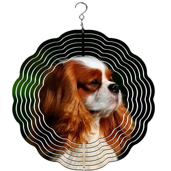 DUOWEI Orecchini pendenti in acrilico carino Cavalier King Charles