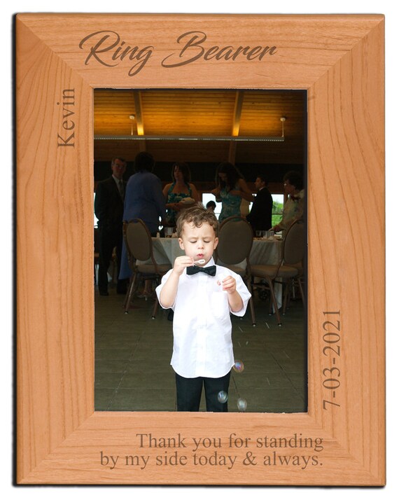 Ring Bearer Personalized Picture Frame Traci's Fun Creations