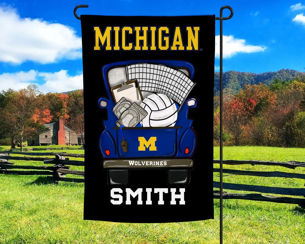 College Team Accessories Michigan Wolverines Mini Garden Flag ...