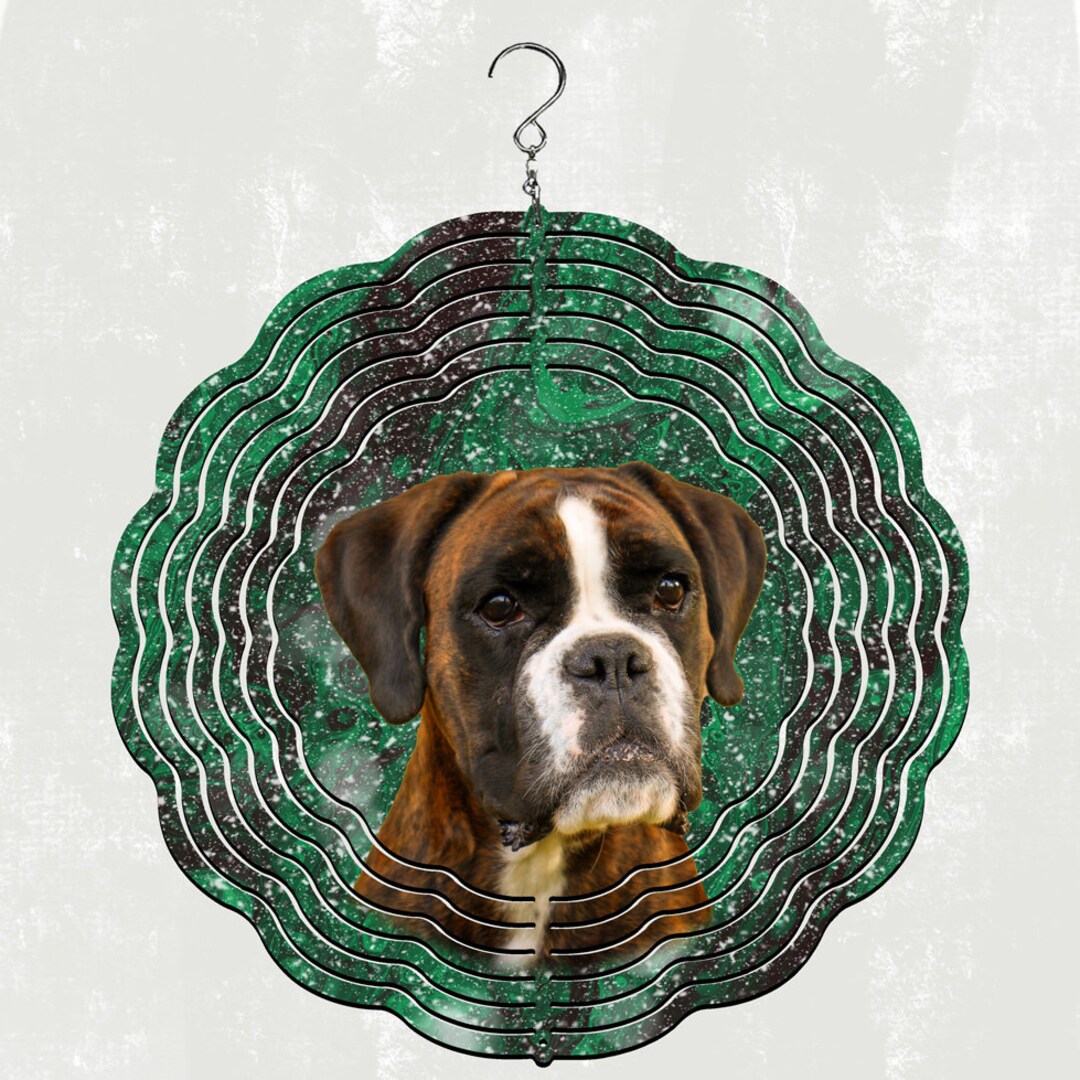 Boxer Dog Wind Spinner: 10