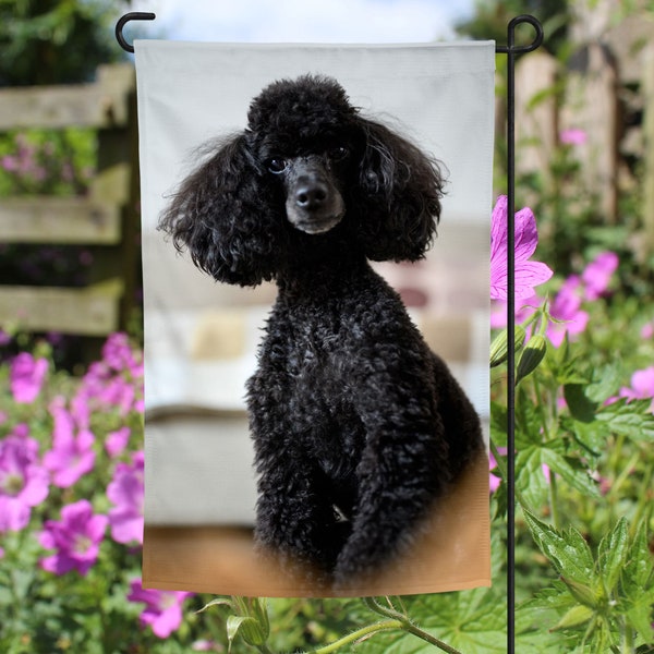 Poodle garden flag, garden flag, yard flag, yard decor, Poodle , Poodle Lover, Dog Garden Flags