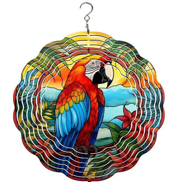 Image showcasing Stained Glass Wind Chimes - Etsy