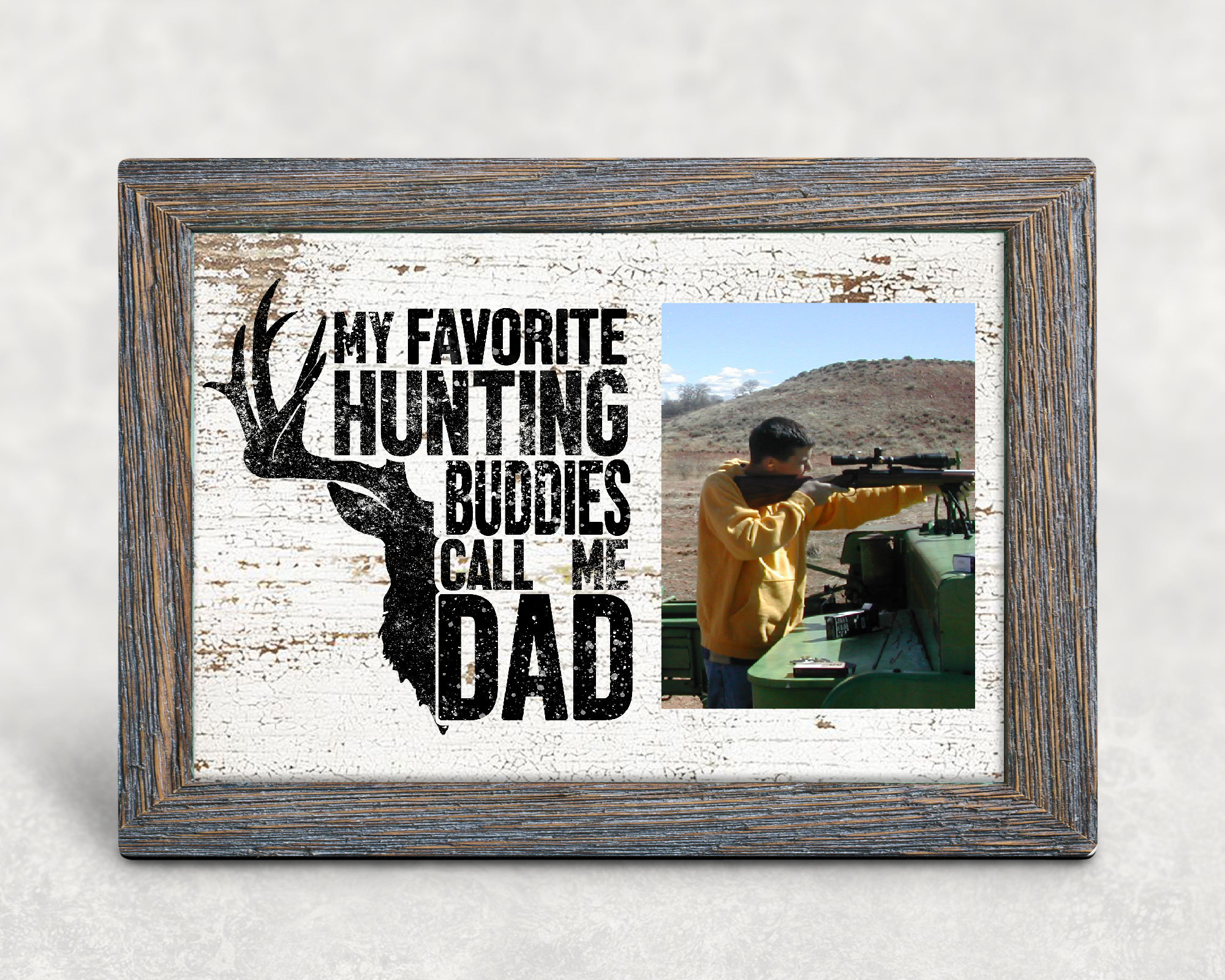 Papa Fishing Buddy Frame 