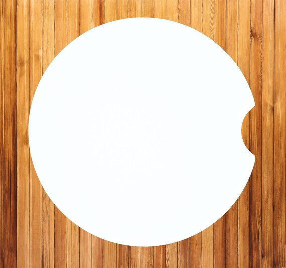 Pack of Blank Car Coasters Rubber Car Coaster Sublimation Blanks Craft