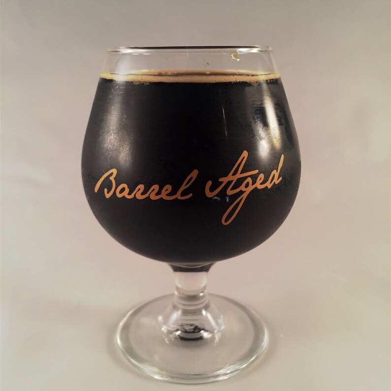 Barrel Aged Beer Snifter Etsy