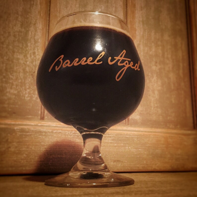 Barrel Aged Beer Snifter Etsy
